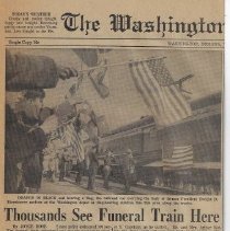 Washington Times Herald Funeral Train