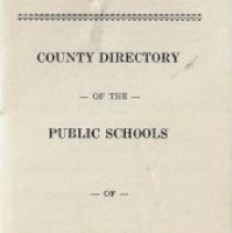 "Directory of the Public Schools of Daviess County Indiana" (1952-1953)