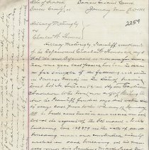 Hillary Mattingly v. Charles Thomas lawsuit, Daviess Circuit Court, 1888