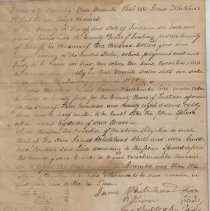 1830 bond submitted by James Whitehead