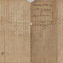 1839 contract for Hugh Gallagher to build courthouse cupola