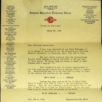 1939 Indiana Christian Endeavor Convention held in Washington