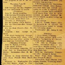 1939 Indiana Christian Endeavor Convention