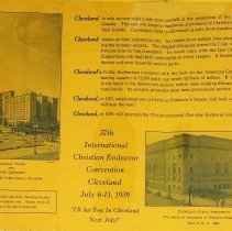 1939 Indiana Christian Endeavor Convention held in Washington