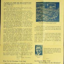 1939 Indiana Christian Endeavor Convention held in Washington