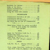 1939 Indiana Christian Endeavor Convention held in Washington