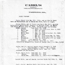 History of the Joseph & Marie Cabel family (ca. 1925-1930)