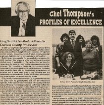 Article about Greg Smith, Daviess County Prosecutor (ca. 1990)
