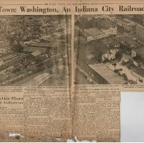 1948 article in Evansville newspaper about Washington