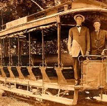 Street car operated by Washington Street Railway (ca. 1900-1910)