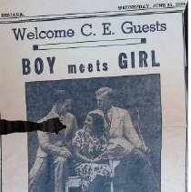 1939 Indiana Christian Endeavor Convention Held in Washington