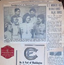 1939 Indiana Christian Endeavor Convention Held in Washington