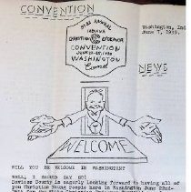 1939 Indiana Christian Endeavor Convention Held in Washington
