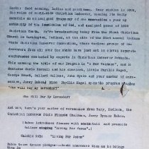 1939 Indiana Christian Endeavor Convention Held in Washington