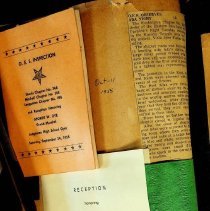 1955-1956 scrapbook for Order of Eastern Star in Washington