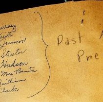 1955-1956 scrapbook for Order of Eastern Star in Washington