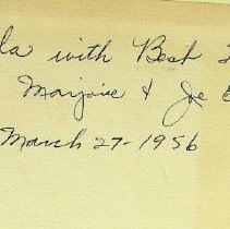 1955-1956 scrapbook for Order of Eastern Star in Washington