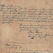 1844 appointment of Matthew Brett as Daviess County Auditor