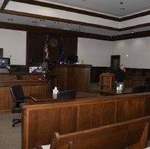 Circuit Courtroom at the Daviess County Courthouse (2024)