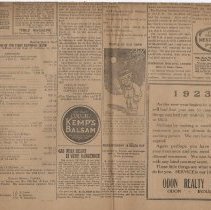 1923 Odon Journal newspaper (bottom of page six)