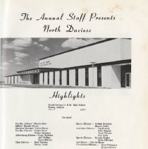 "Highlights" the 1970 North Daviess High School yearbook