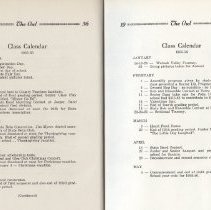 "The Owl" (1956) Elnora High School yearbook