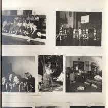 "The Owl" (1956) Elnora High School yearbook