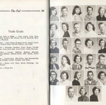 "The Owl" (1956) Elnora High School yearbook