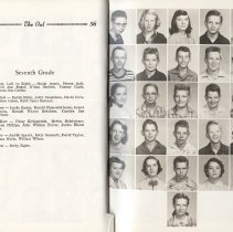 "The Owl" (1956) Elnora High School yearbook