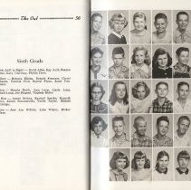 "The Owl" (1956) Elnora High School yearbook