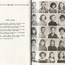 "The Owl" (1956) Elnora High School yearbook