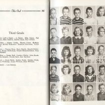 "The Owl" (1956) Elnora High School yearbook