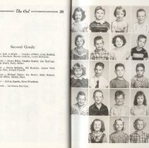 "The Owl" (1956) Elnora High School yearbook