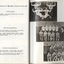 "The Owl" (1956) Elnora High School yearbook