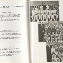 "The Owl" (1956) Elnora High School yearbook
