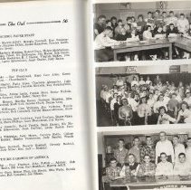 "The Owl" (1956) Elnora High School yearbook