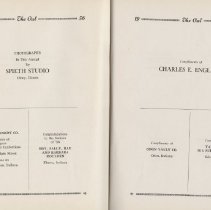 "The Owl" (1956) Elnora High School yearbook