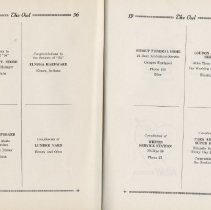 "The Owl" (1956) Elnora High School yearbook