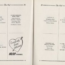 "The Owl" (1956) Elnora High School yearbook