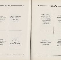 "The Owl" (1956) Elnora High School yearbook