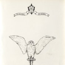 "The Owl" (1956) Elnora High School yearbook