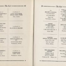 "The Owl" (1956) Elnora High School yearbook