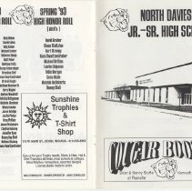 "93-94 North Daviess Fall Sports Program"