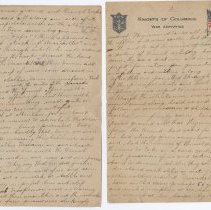 1918 letter from soldier in U.S. Army stationed in France