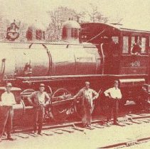 Engine 401 after being raised & refurbished (ca. 1913-1914)