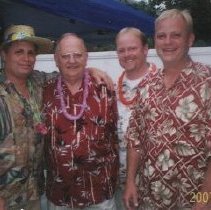 Don Cosby and his three sons, Tim, Matthew & Kelley (2007)