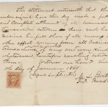 1869 settlement of Bradley/Brett partnership