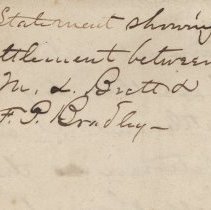 1869 settlement of Bradley/Brett partnership