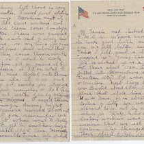 1918 letter from Roy to "Dear Home Folks" during WW I