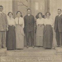 Faculty at the Montgomery School (ca. 1914-1915)